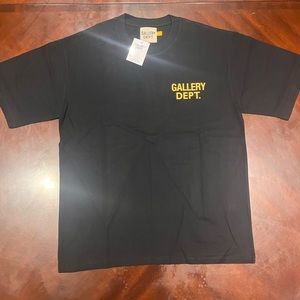 Gallery Dept Black & Yellow T Shirt - Medium